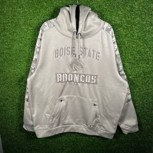 Colosseum Boise State Broncos OHT Military Appreciation Hoodie Tan Mens 3XL